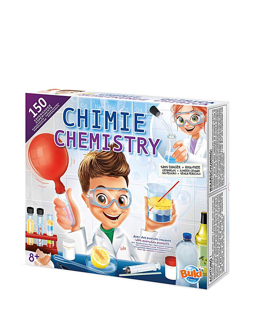 Image of Buki Chemistry Set with 150 Experiments
