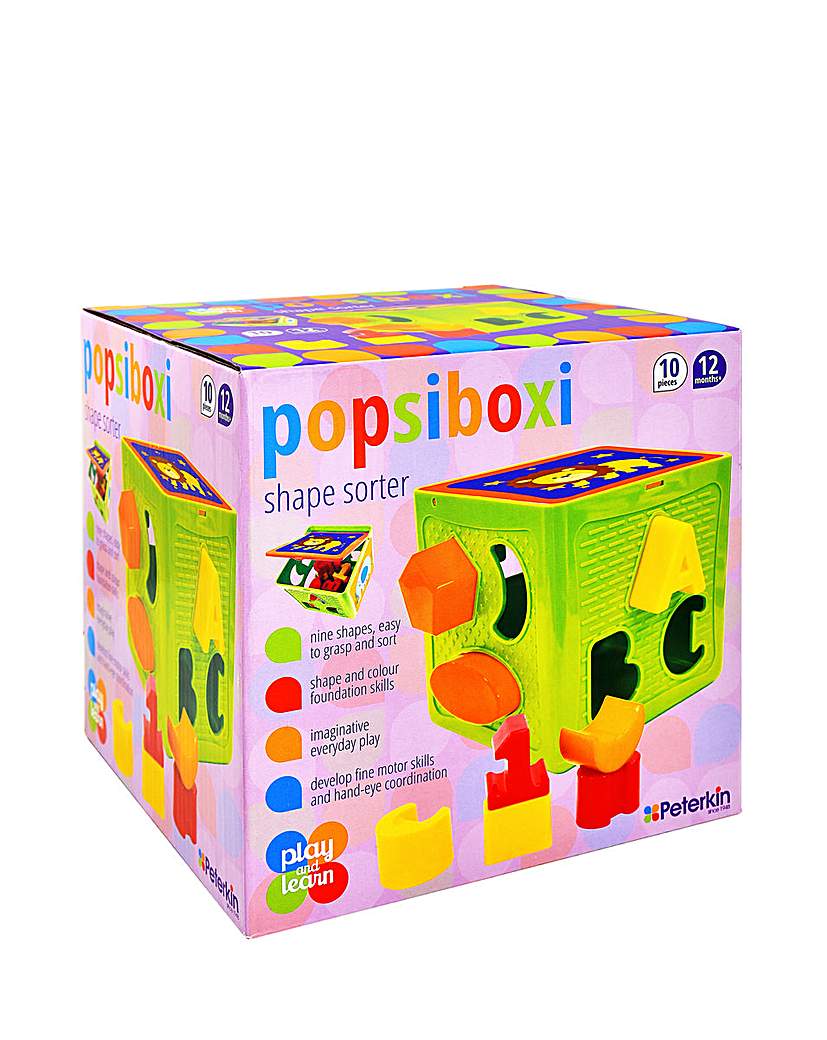 Play & Learn Popsibox Shape Sorter