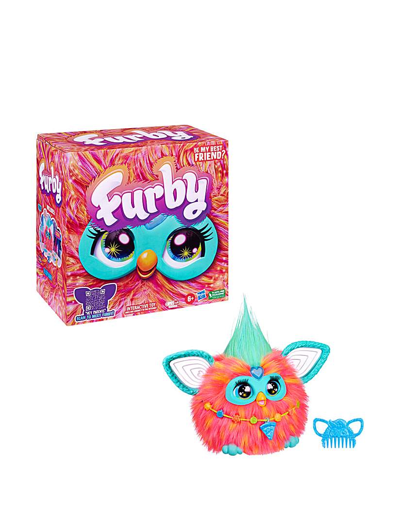 Furby Coral Plush Interactive Toy