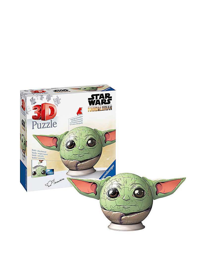 Star Wars Grogu w Ears 3D Puzzle Ball
