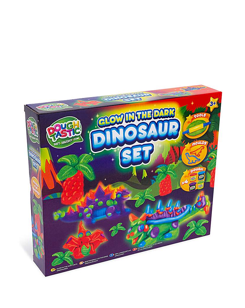Image of Dough Glow Dinosaur Set
