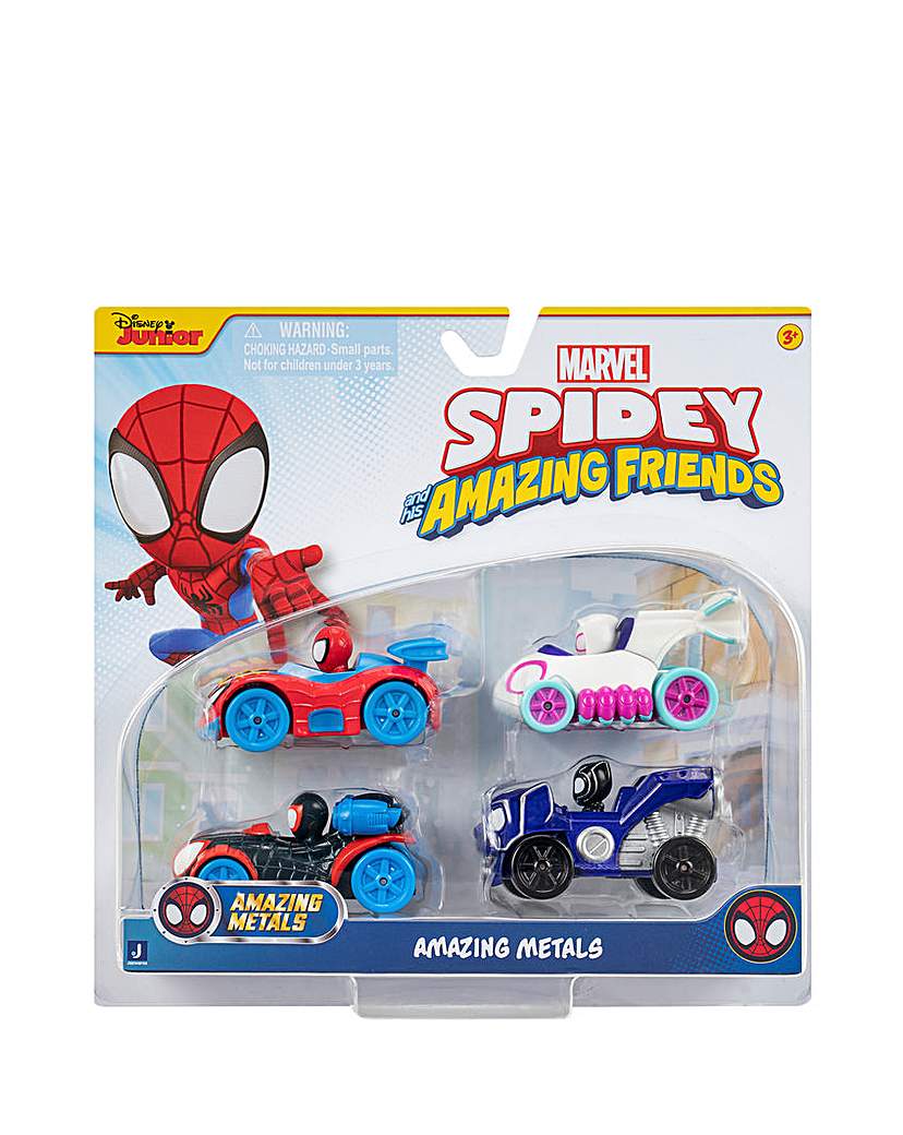 Image of Spidey & Friends Vehicle Metals 4 Pack