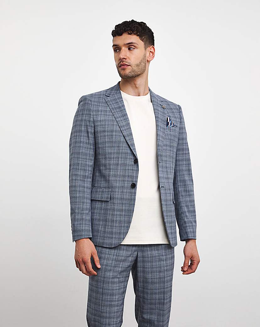 textured suit jacket