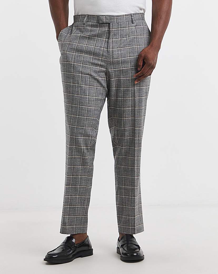 Sam Grey Check Suit Trouser