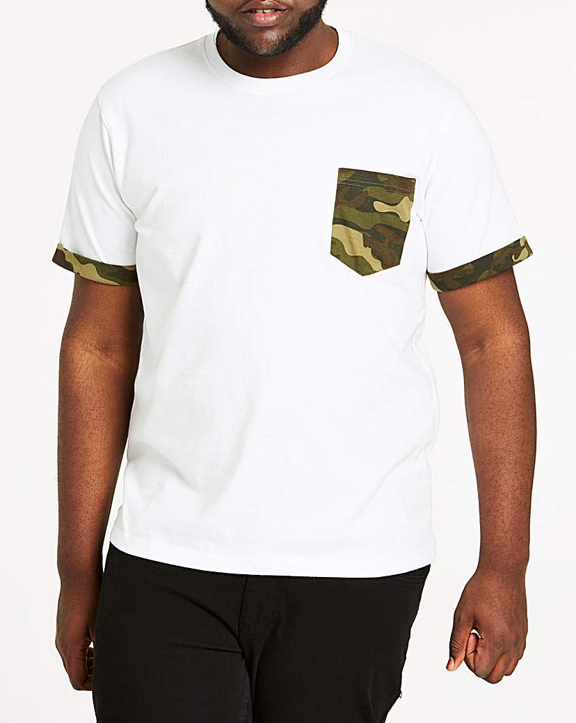 Image of Camo Pocket White T-Shirt R