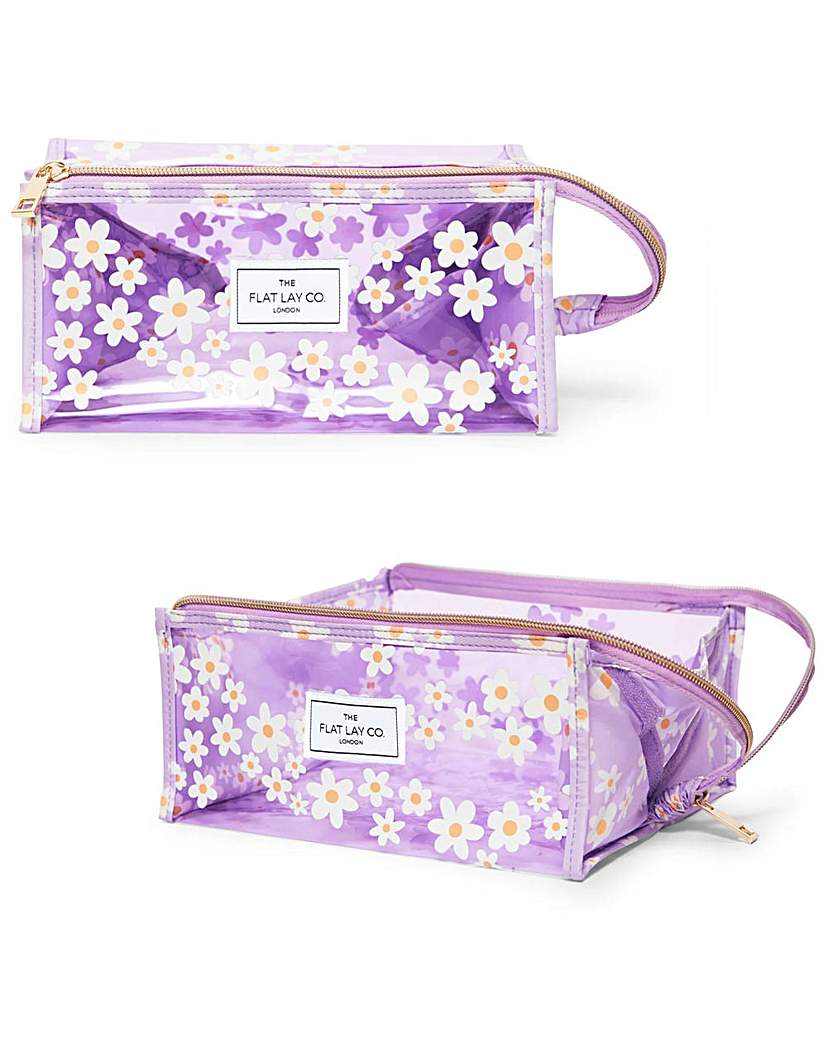 The Flat Lay Co Lilac Daisy Box Bag