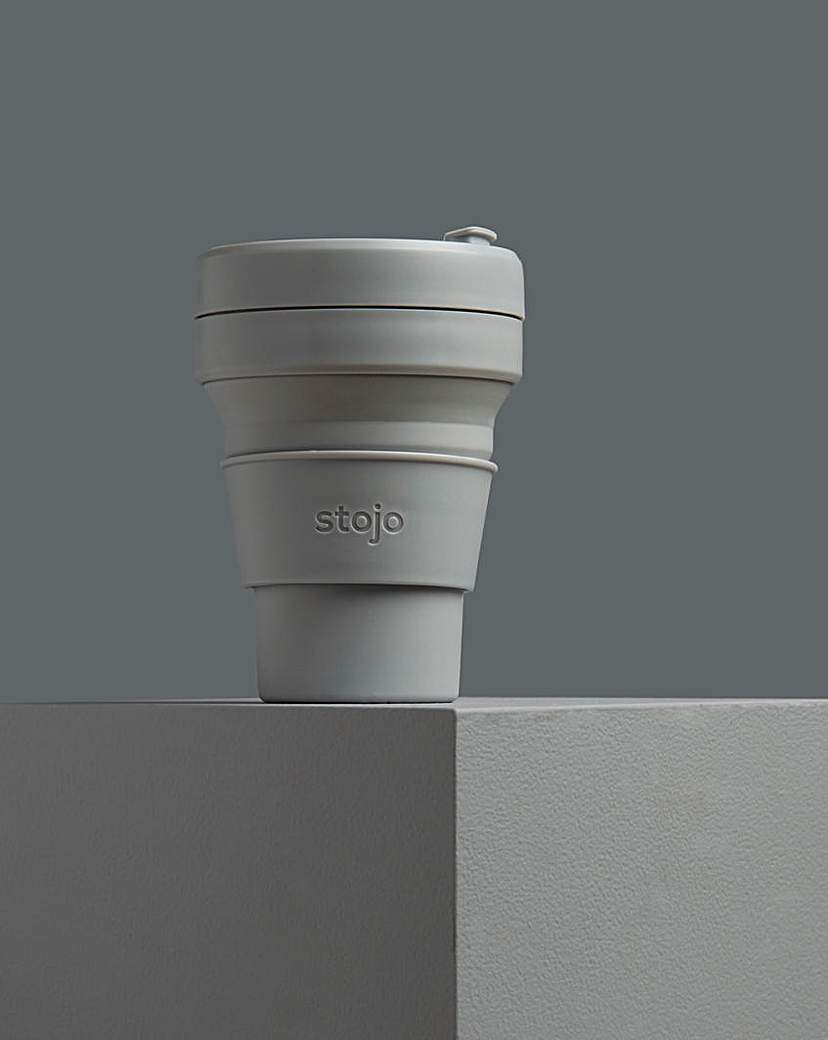 Stojo Collapsible Grey Pocket Cup
