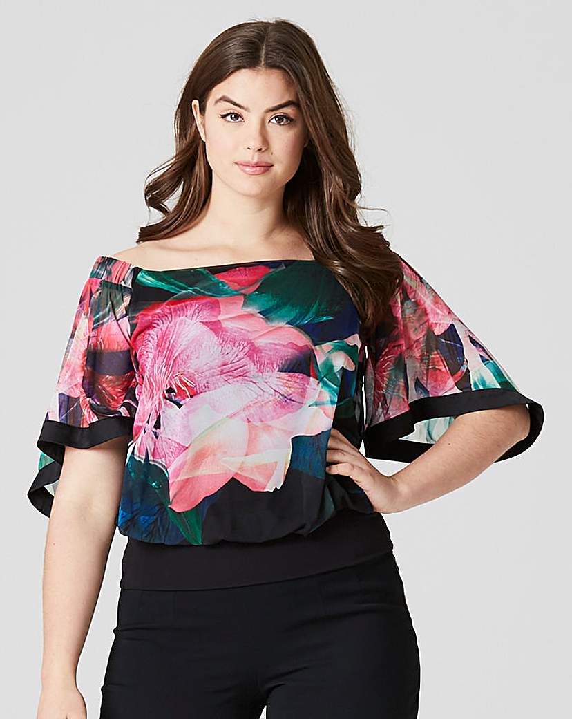Image of Coast Natalie Irkime Brazil Print Top