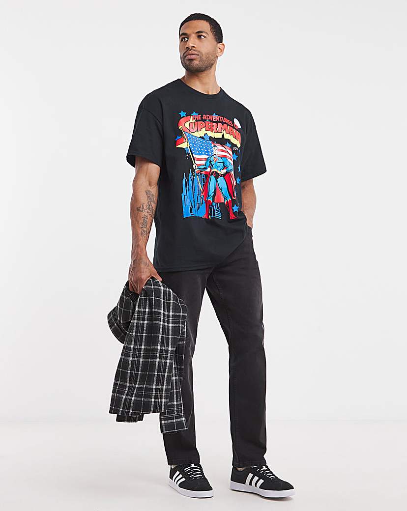 Superman Graphic T-Shirt - Black