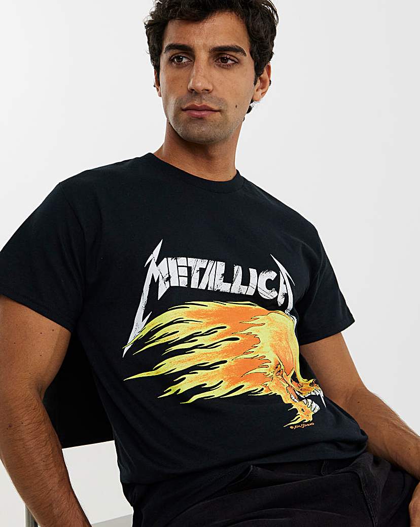 New In - Metallica Graphic Band T-Shirt - Black