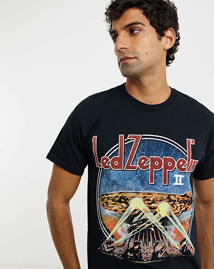 New In - Led Zepplin Graphic Band T-Shirt - Black