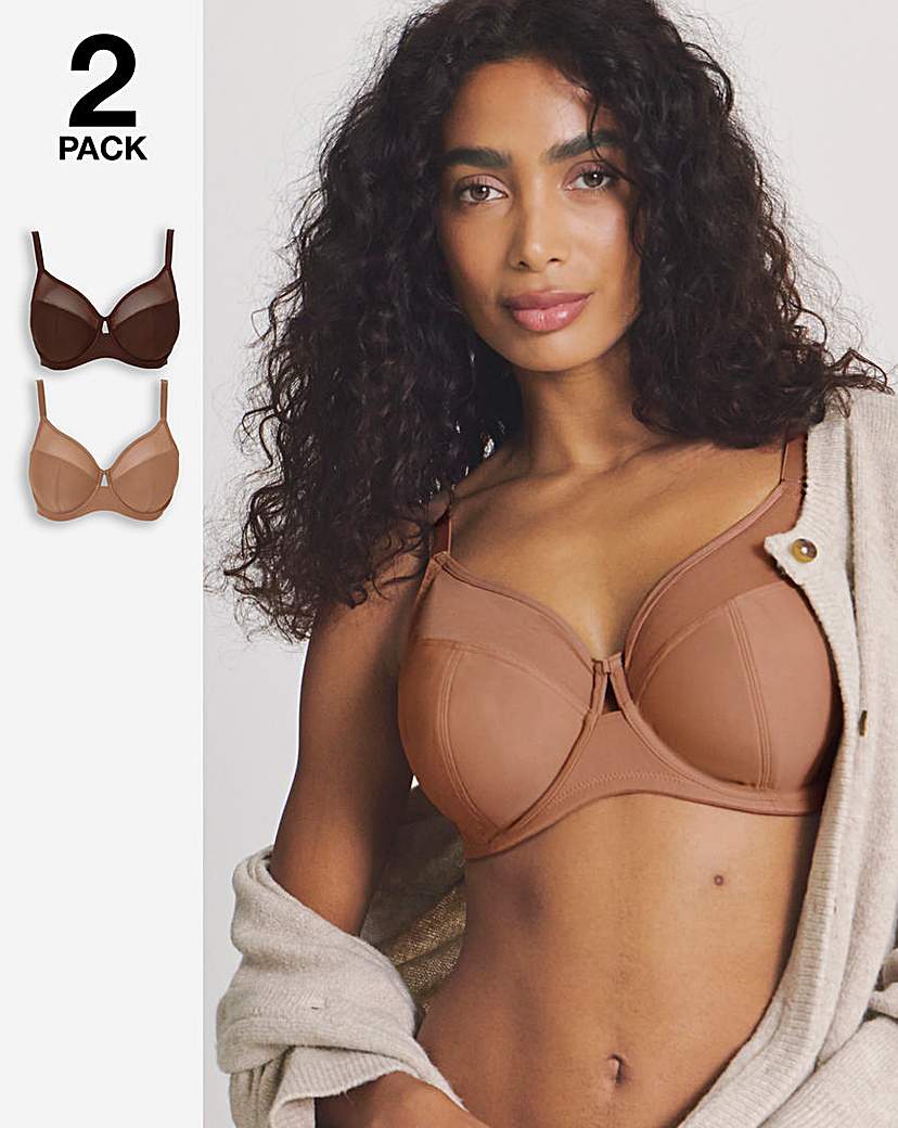 2 Pack Maisie Mesh Minimiser Bras