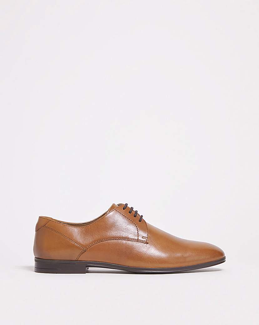 Formal Leather Derby Wide