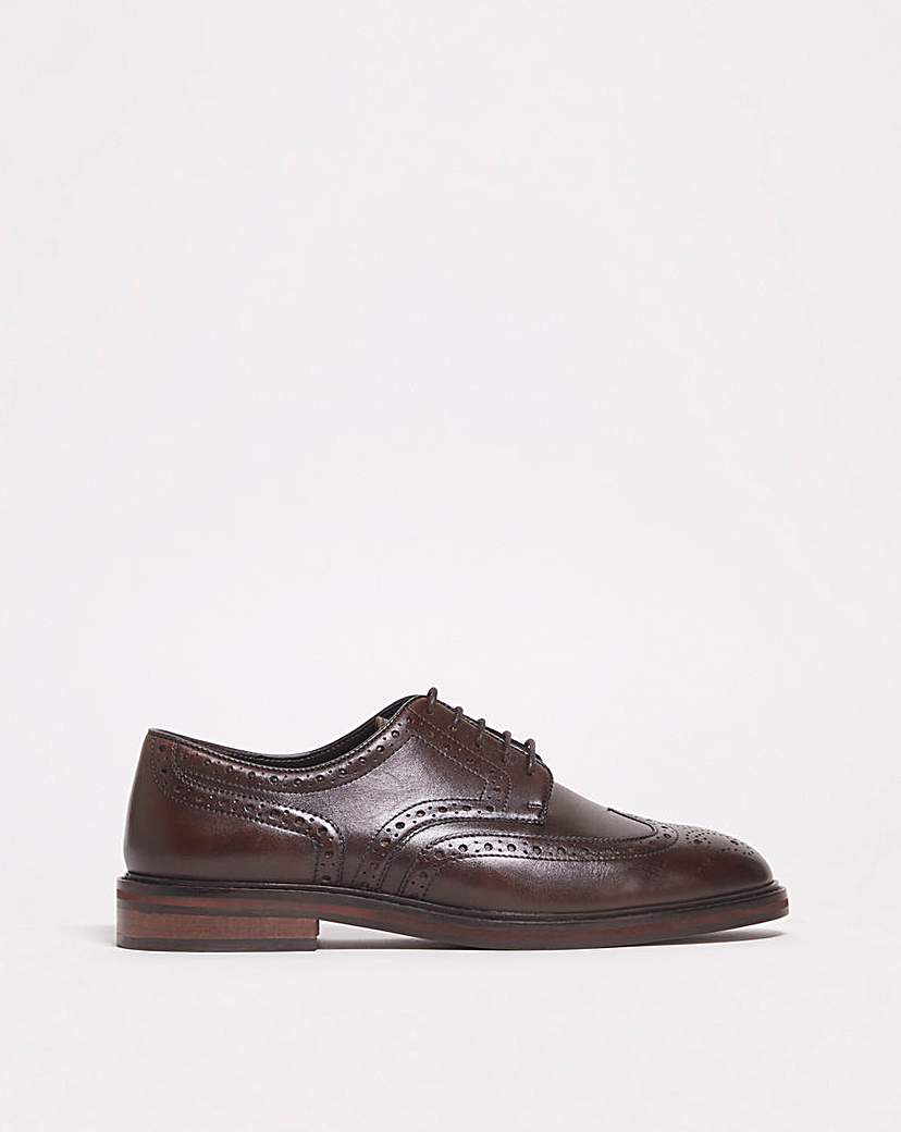 HI Shine Chunky Leather Brogue W