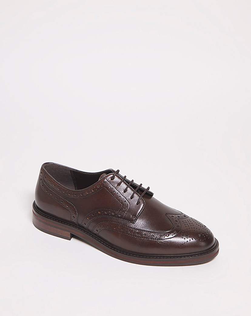HI Shine Chunky Leather Brogue W