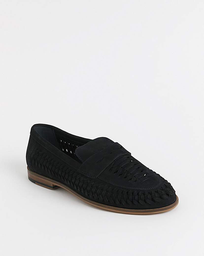 Suede Interweave Penny Loafer WF