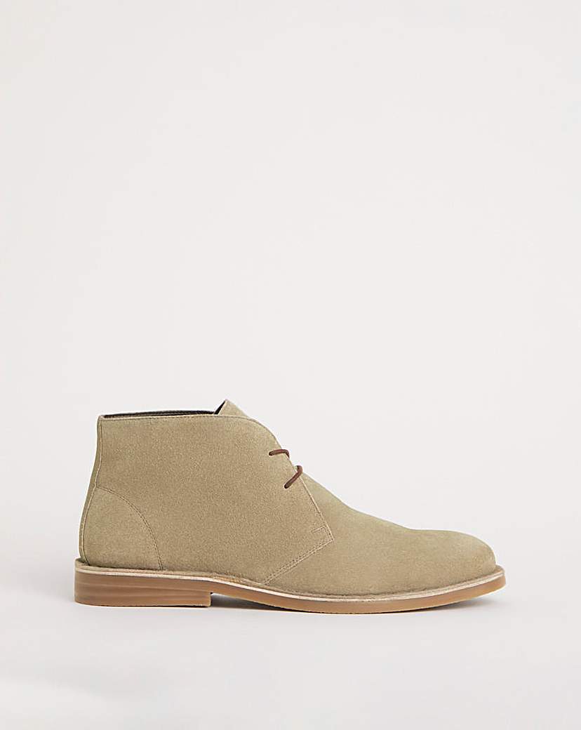 Suede Desert Boot Wide