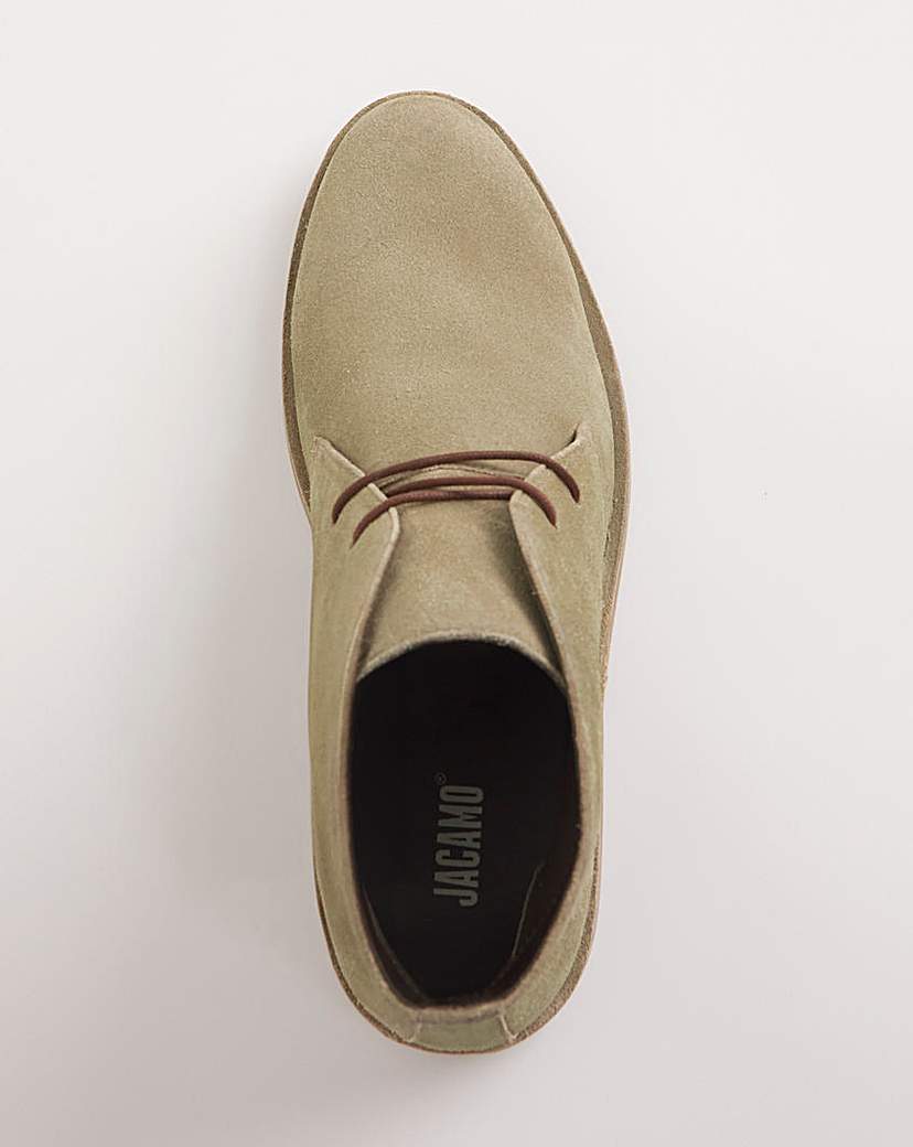 Suede Desert Boot Wide