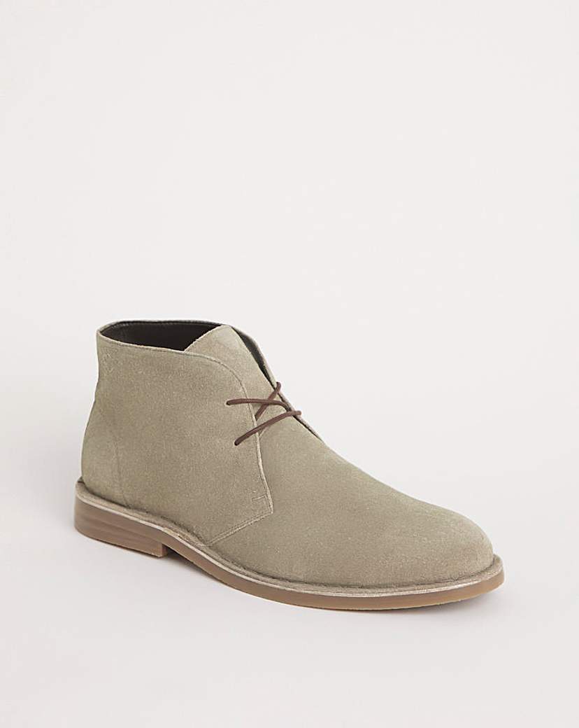 Suede Desert Boot Wide