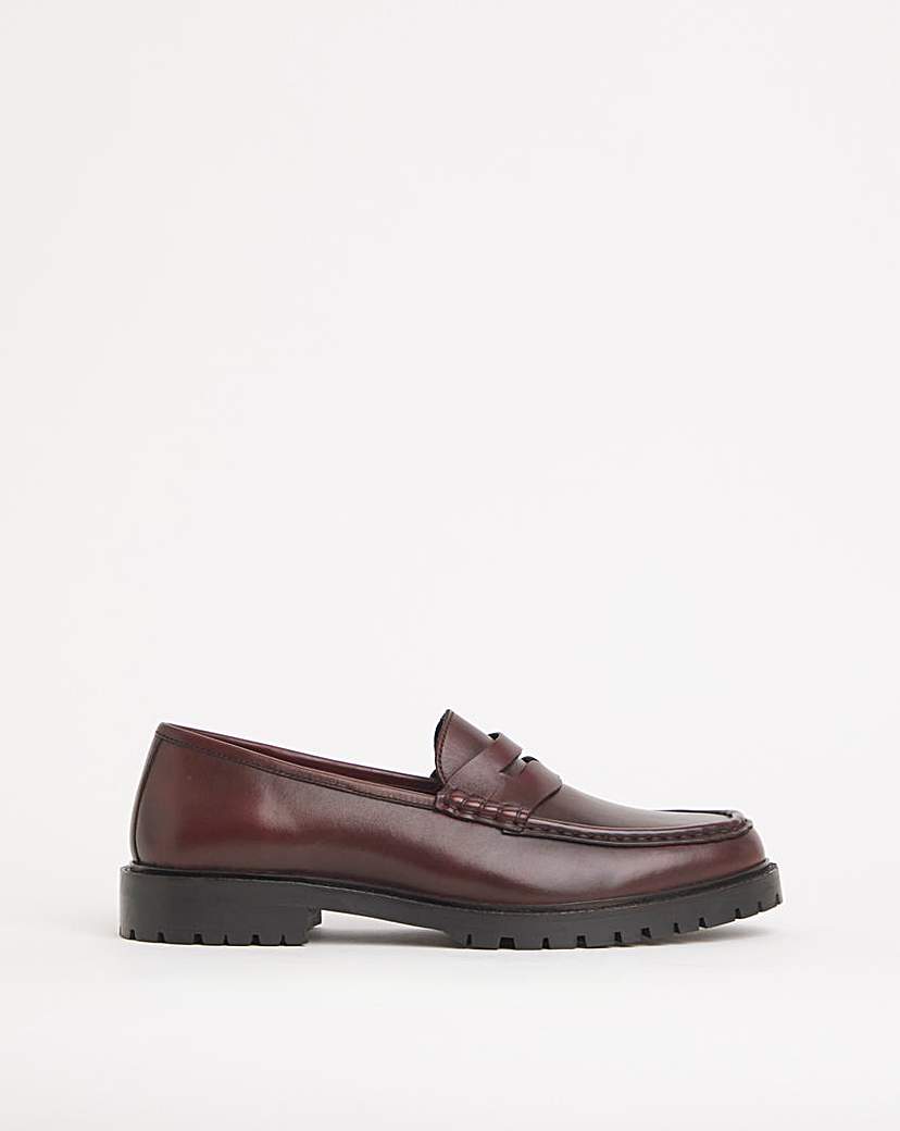 Leather Loafer Wide Fit