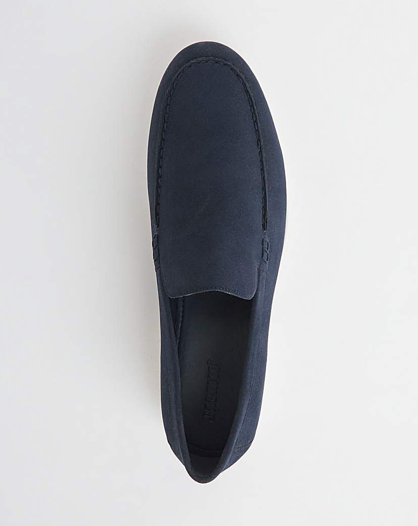 Suede Look Loafer Wide Fit