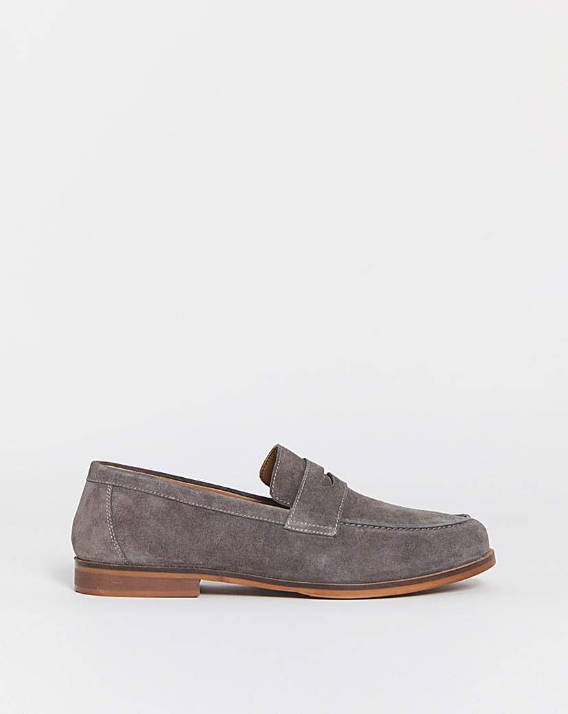 New In - Formal Slip On Suede Wide Fit