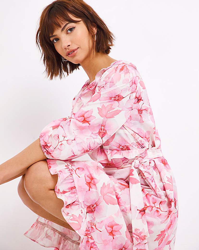 Raishma Studio Zoe Floral Wrap Dress