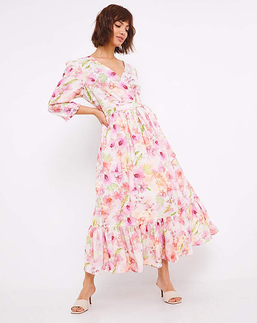 Raishma Studio Sara Floral Wrap Dress