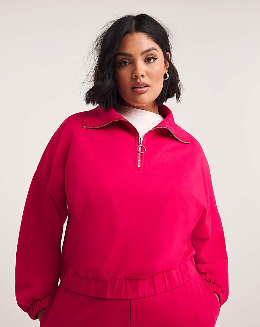 Plus Size Zip Sweatshirt Simply Be