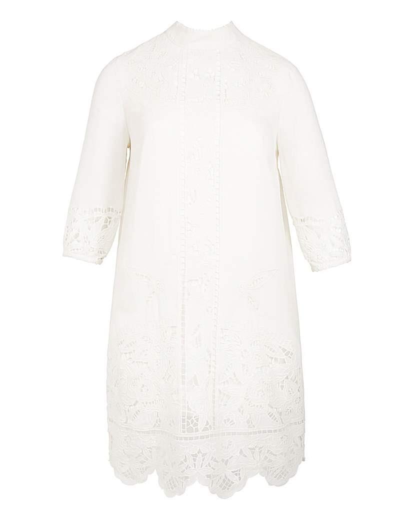 Jo Embroidered Shift Dress