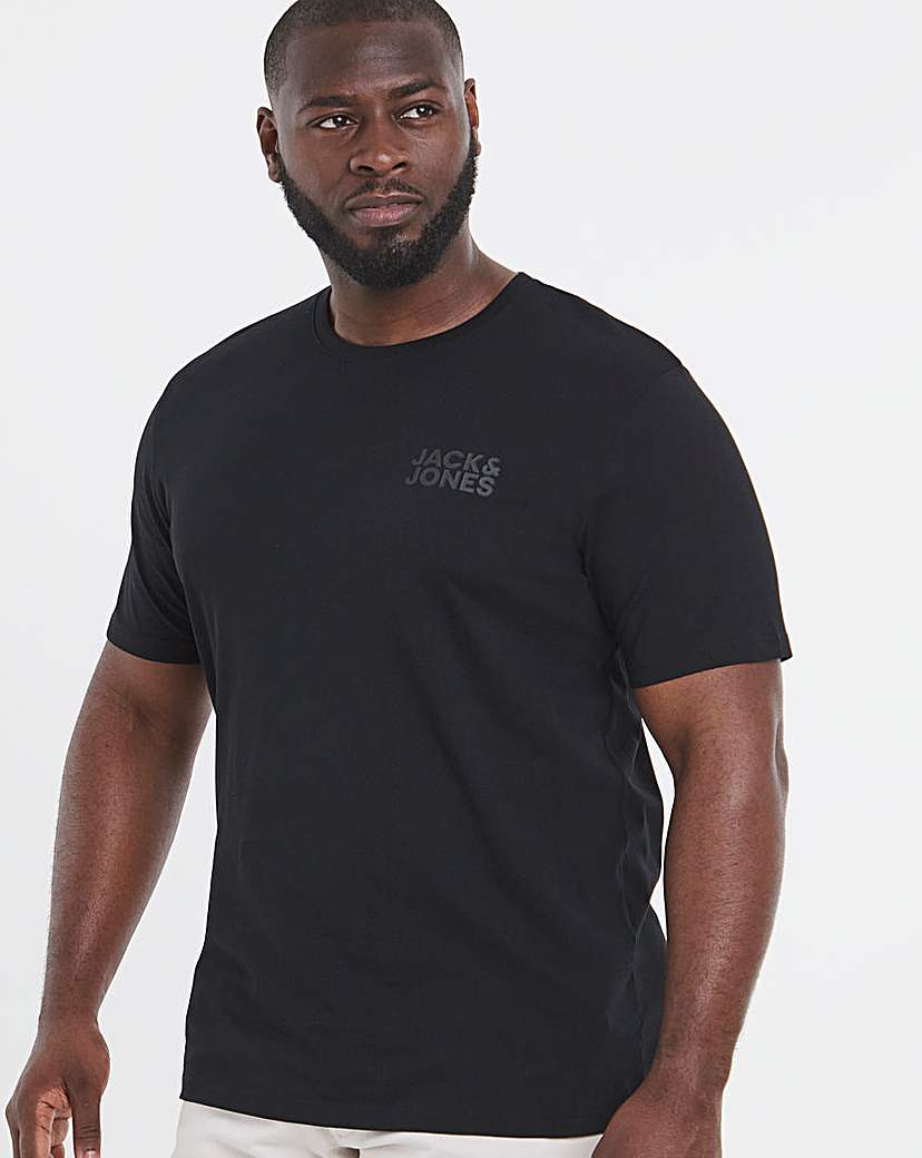 Jack & Jones Corp Logo T-Shirt - Black