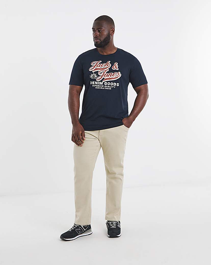 Jack & Jones Logo T-Shirt - Navy