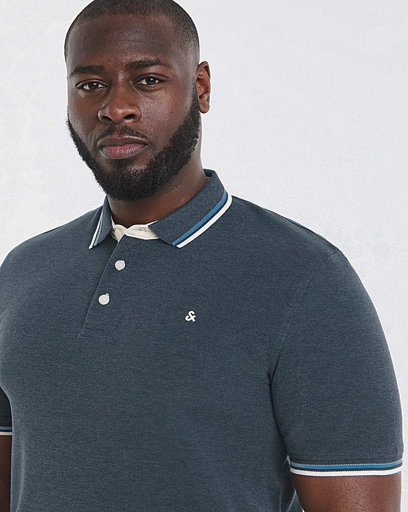 New In - Jack & Jones Premium Paulos Tipped Polo