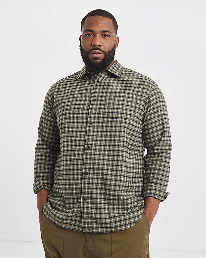 New In - Jack & Jones James Check Shirt Olive