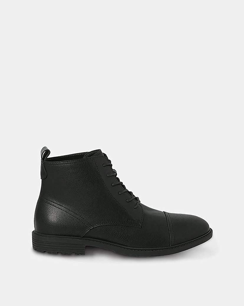 New In - Jack & Jones Danby PU Boot - Black