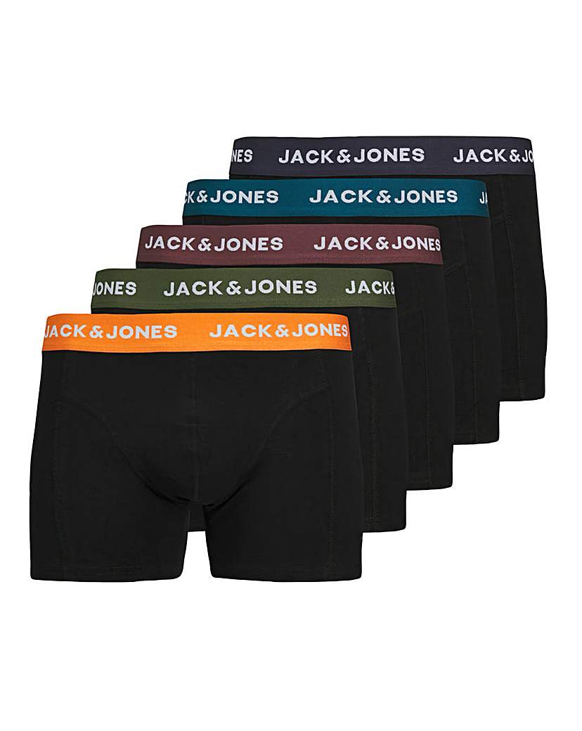 New In - Jack & Jones Oliver Trunks 5 Pack Multi
