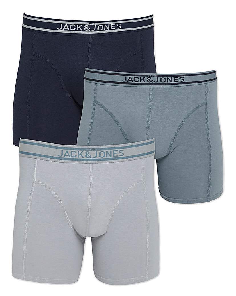 Jack & Jones Multi John Trunks 3 Pack - 6XL