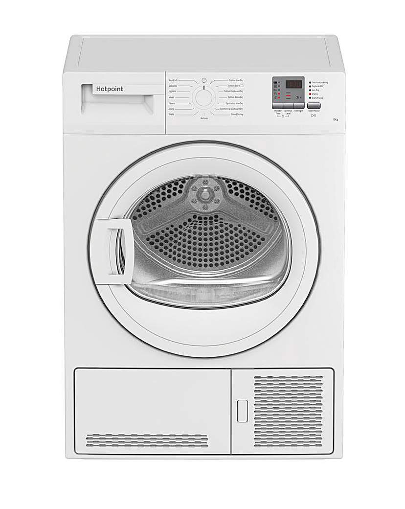 New In - Hotpoint C HD C82 WWGD UK Dryer 8kg Wht