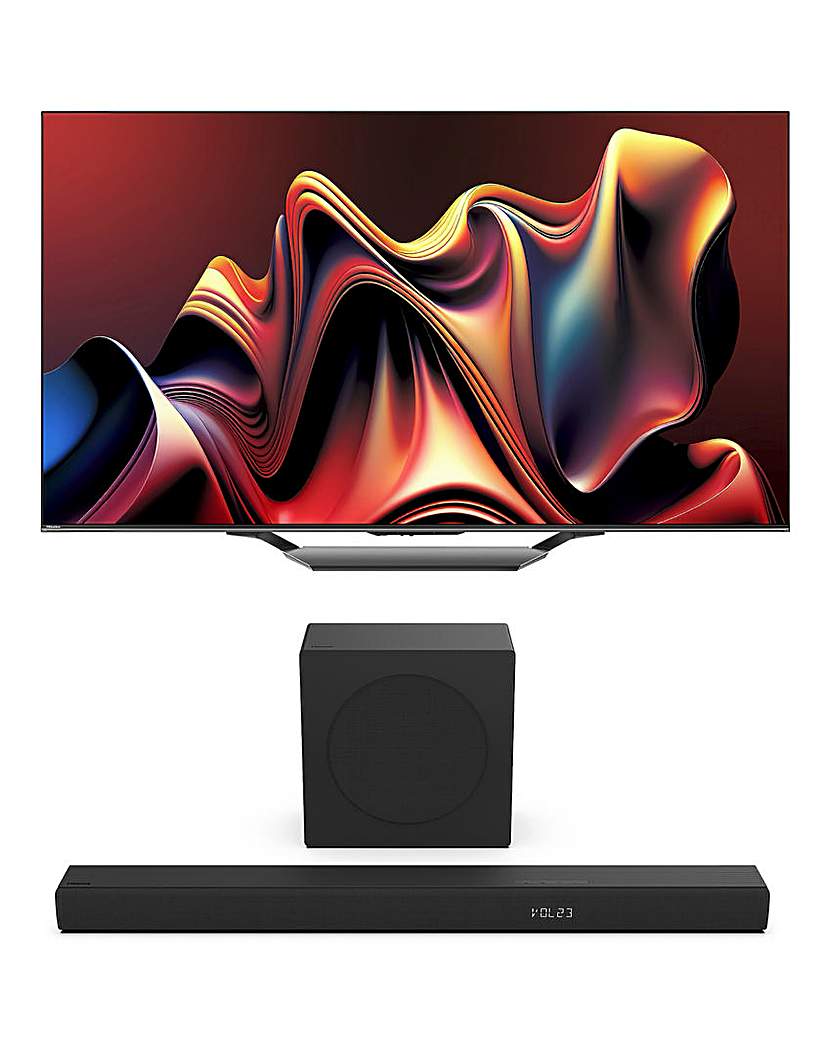 Hisense 65U7NQTUK with Alexa & Soundbar