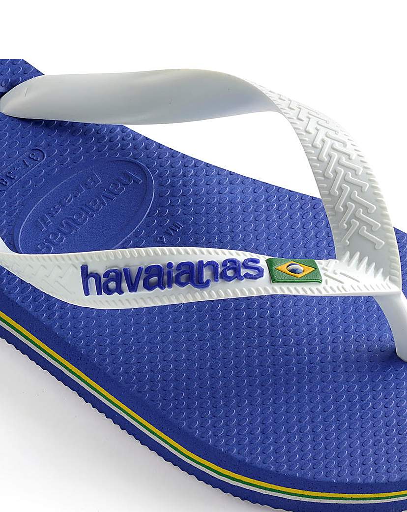 Havaianas Basil Logo Flip Flops