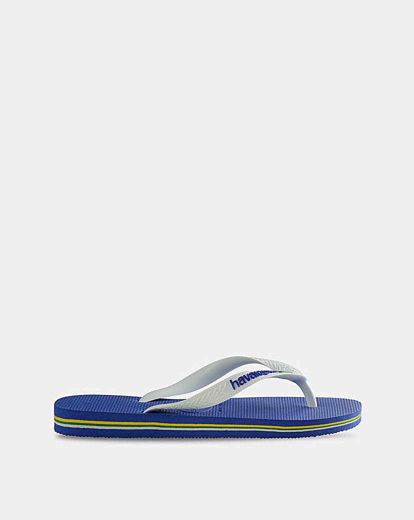 Havaianas Basil Logo Flip Flops