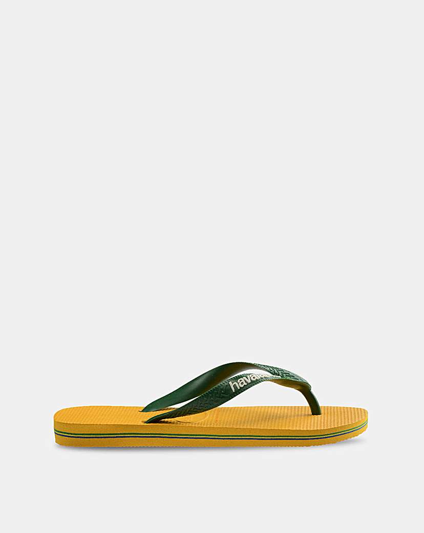 Havaianas Basil Logo Flip Flops