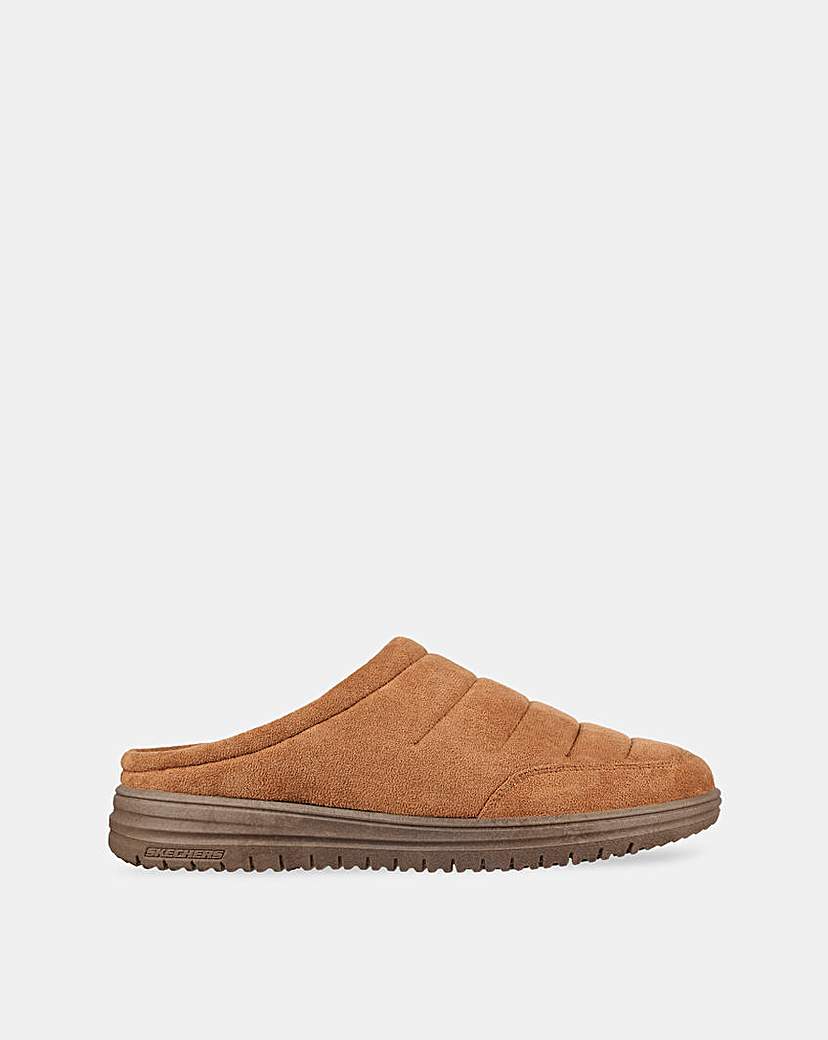 New In - Skechers Slip-ins Garvanza Slipper - Tan