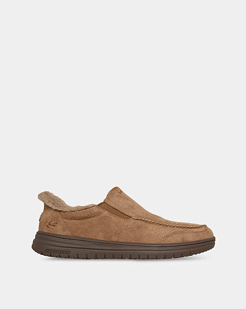 New In - Skechers Slip-ins Scofield Slipper - Tan