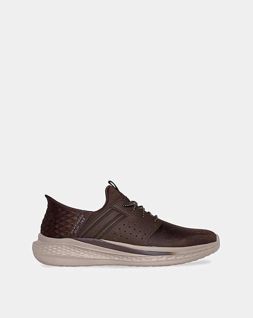 New In - Skechers Slip-ins Slade Trainer - Brown