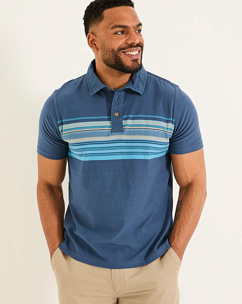 New In - FatFace Perranporth Polo - Teal