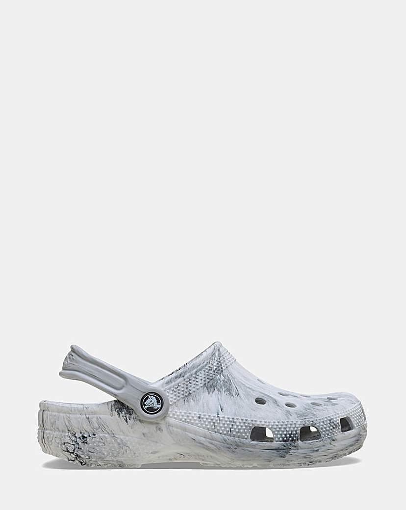 New In - Crocs Classic Marbled Clog - Grey