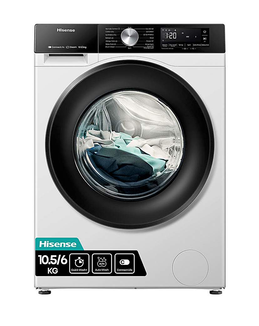 New In - Hisense WD3S1043BW3 10kg Washer Dryer