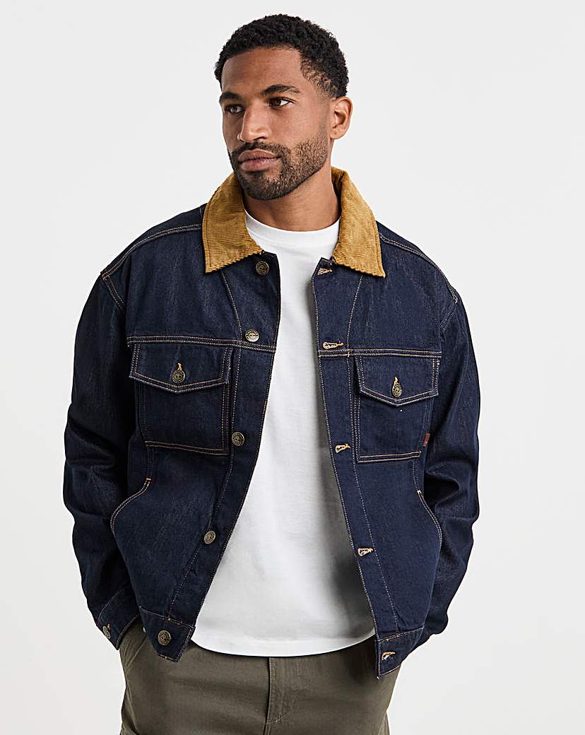 New In - Timberland Cord Collar Jacket - Blue