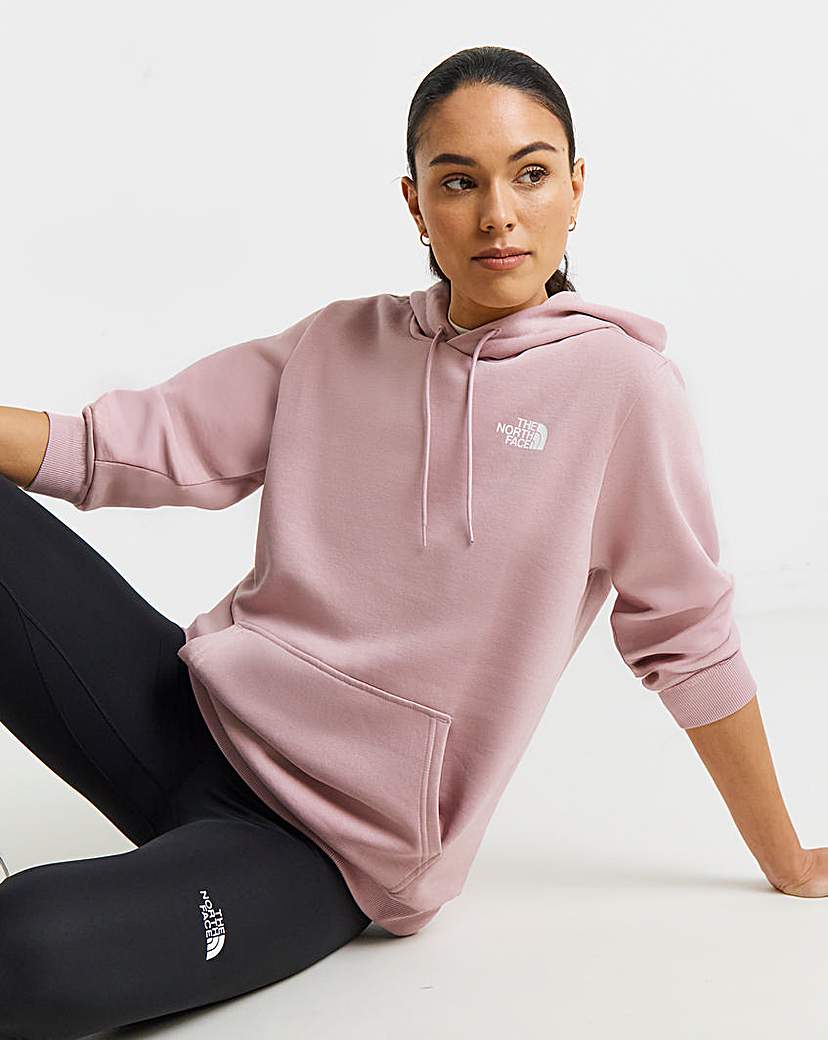 The North Face Women's Pink Simple Dome Hoodie Extra Large